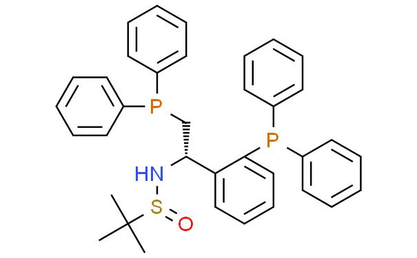 (R)-N-((S)-2-(二苯基膦基)-1-(2-(二苯基膦基)苯基)乙基)-2-甲基丙烷-2-亚磺酰胺