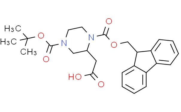 4-Boc-1-Fmoc-2-哌嗪乙酸