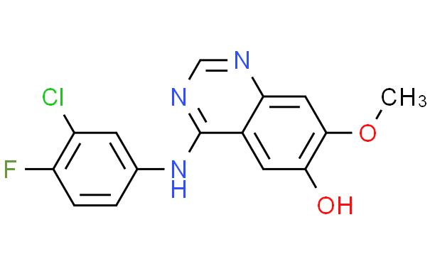 4-(3-氯-4-氟苯氨基)-7-甲氧基喹唑啉-6-醇
