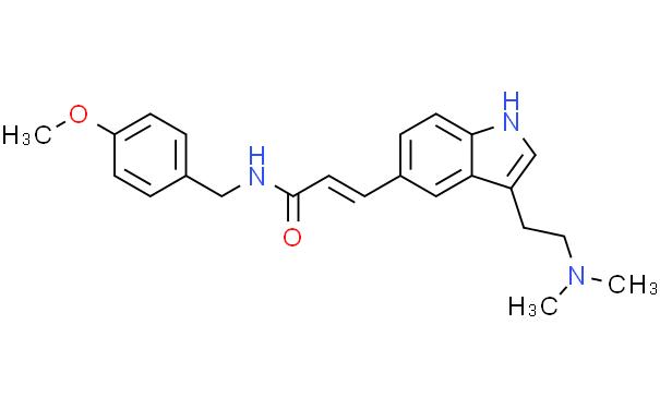 3-[3-(2-DIMETHYLAMINOETHYL)-1H-INDOL-5-YL]-N-(4-METHOXYBENZYL)ACRYLAMIDE