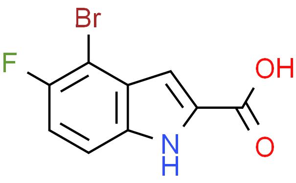 4-溴-5-氟吲哚-2-甲酸
