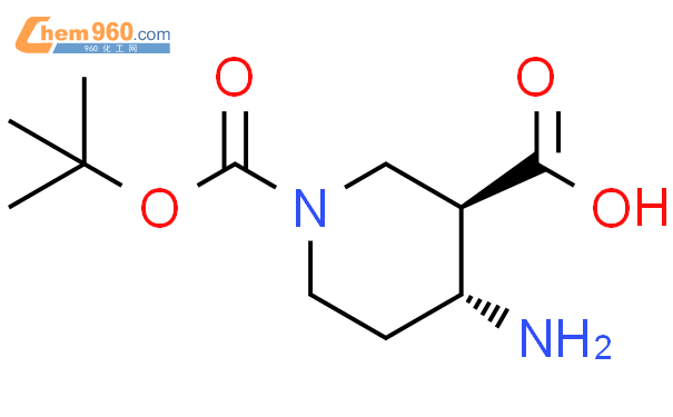 (3R,4R)-4-氨基-1-Boc-哌啶-3-甲酸