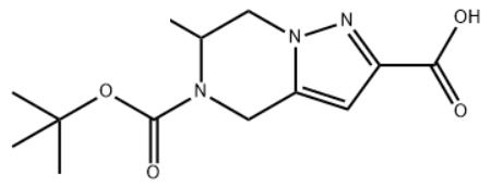 5-[(叔丁氧基)羰基]-6-甲基-4H,5H,6H,7H-吡唑并[1,5-a]吡嗪-2-甲酸