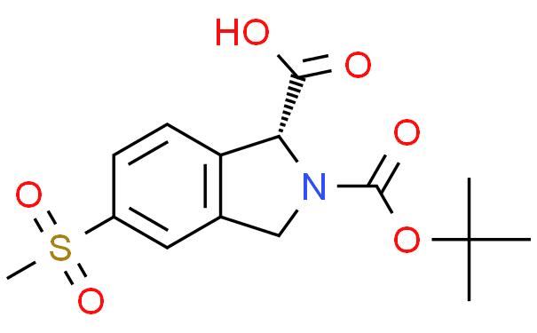 (R)-2-(TERT-BUTOXYCARBONYL)-5-(METHYLSULFONYL)ISOINDOLINE-1-CARBOXYLIC ACID