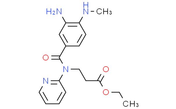 3-[(3-AMINO-4-METHYLAMINO-BENZOYL)-PYRIDIN-2-YL-AMINO]-PROPIONIC ACID ETHYL ESTER