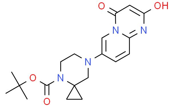 4,7-Diazaspiro[2.5]octane-4-carboxylic acid, 7-(2-hydroxy-4-oxo-4H-pyrido[1,2-a]pyrimidin-7-yl)-, 1,1-dimethylethyl ester