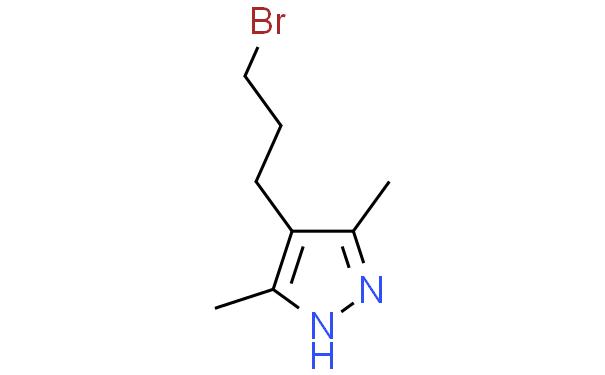 4-(3-溴丙基)-3,5-二甲基1H吡唑
