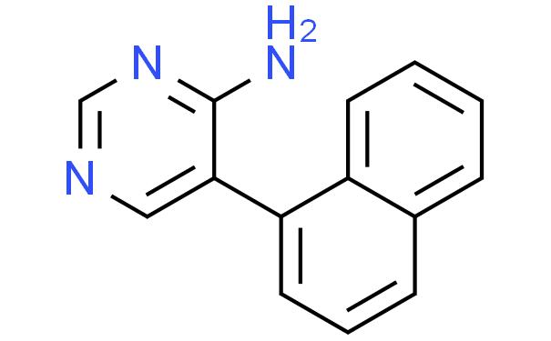 4-Pyrimidinamine,5-(1-naphthalenyl)-