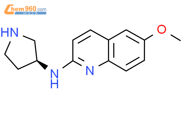 2-Quinolinamine, 6-methoxy-N-(3S)-3-pyrrolidinyl-