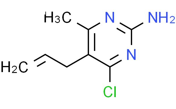5-烯丙基-4-氯-6-甲基-嘧啶-2-基胺