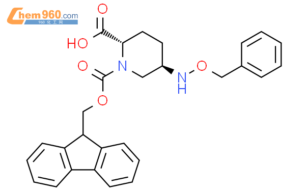 (2S,5R)-1-(((9H-fluoren-9-yl)methoxy)carbonyl)-5-((benzyloxy)amino)piperidine-2-carboxylic acid