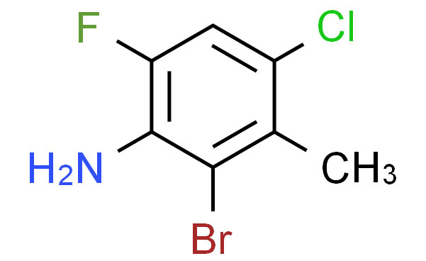 2-Bromo-4-chloro-6-fluoro-3-methyl-phenylamine