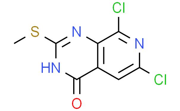 6,8-二氯-2-(甲硫基)吡啶并[3,4-d]嘧啶-4(3H)-酮