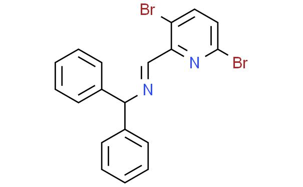(E)- N-苄基-1-(3,6-二溴吡啶-2-基)甲亚胺