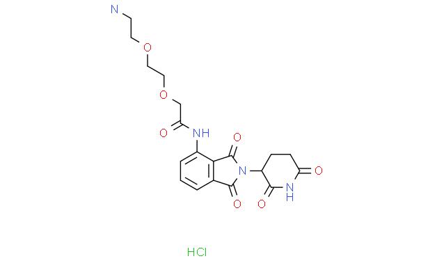 Pomalidomide-PEG2-NH2 hydrochloride
