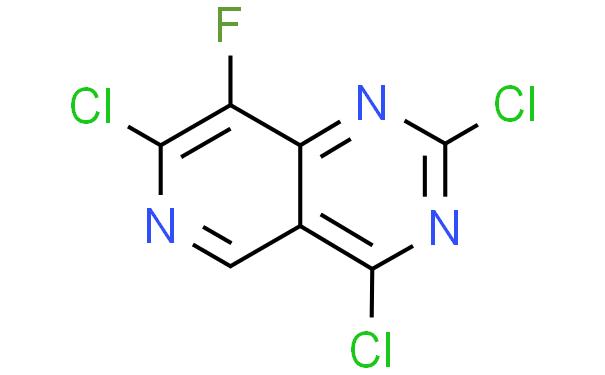 Pyrido[4,3-d]pyrimidine, 2,4,7-trichloro-8-fluoro-