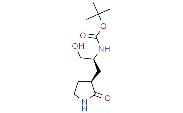 N-[(1S)-1-(HydroxyMethyl)-2-[(3S)-2-oxo-3-pyrrolidinyl]ethyl]-carbaMic Acid tert-Butyl Ester