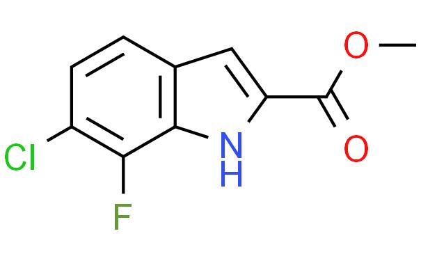1H-Indole-2-carboxylic acid, 6-chloro-7-fluoro-, methyl ester