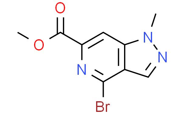 4-Bromo-1-methyl-1H-pyrazolo[4,3-c]pyridine-6-carboxylic acid methyl ester