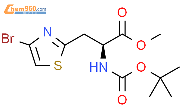 methyl (2S)‑3‑(4‑bromo‑1,3‑thiazol‑2‑yl)‑2‑[(tert‑butoxycarbonyl)amino]propanoate