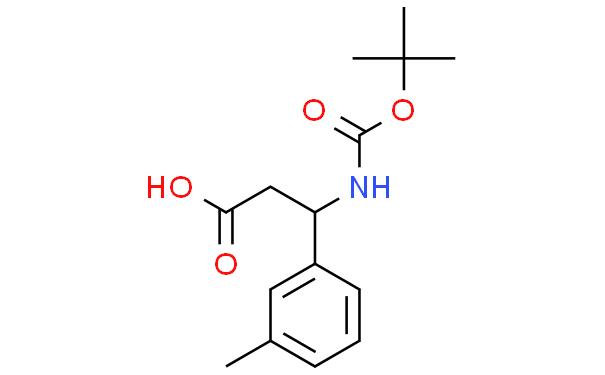 3-((叔丁氧羰基)氨基)-3-(间甲苯基)丙酸