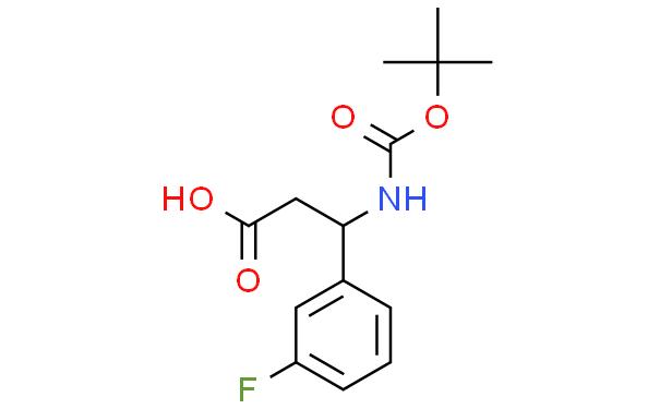3-(Boc-氨基)-3-(3-氟苯基)丙酸