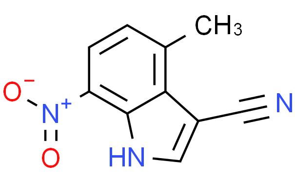 4-methyl-7-nitro-1H-indole-3-carbonitrile