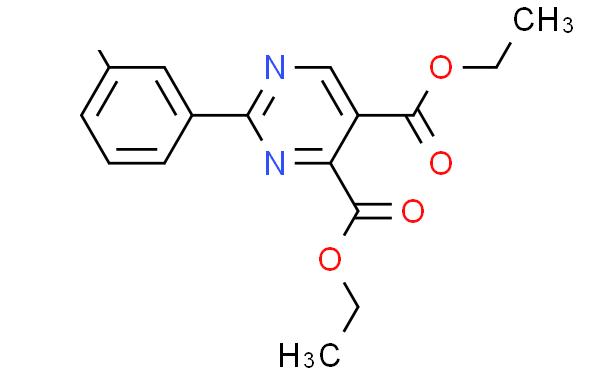 4,5-Pyrimidinedicarboxylic acid, 2-(3-methylphenyl)-, 4,5-diethyl ester