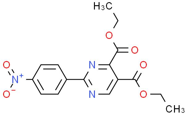 4,5-Pyrimidinedicarboxylic acid, 2-(4-nitrophenyl)-, 4,5-diethyl ester