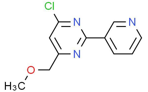2-(3-吡啶基)-4-氯-6-甲氧甲基嘧啶