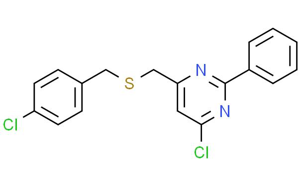4-氯苄基 (6-氯-2-苯基-4-嘧啶基)-甲基 硫醚