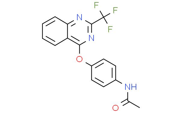 N-(4-([2-(TRIFLUOROMETHYL)-4-QUINAZOLINYL]OXY)PHENYL)ACETAMIDE