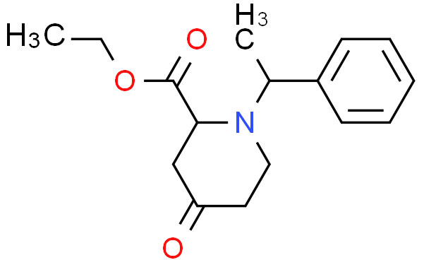 (S)-ethyl 4-oxo-1-((R)-1-phenylethyl)piperidine-2-carboxylate