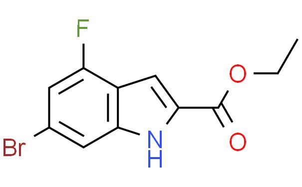 乙基 6-溴-4-氟-1H-吲哚-2-甲酸基酯