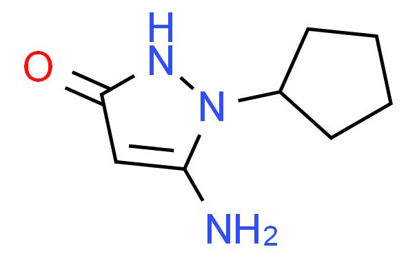 5-Amino-1-cyclopentyl-1H-pyrazol-3-ol