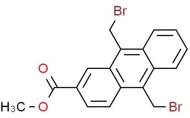 9,10-Bis-bromomethyl-anthracene-2-carboxylic acid methyl ester