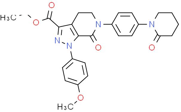 1-(4-Methoxyphenyl)-7-oxo-6-[4-(2-oxopiperidin-1-yl)phenyl]-4,5,6,7-tetrahydro-1H-pyrazolo[3,4-c]pyridine-3-carboxylic acid ethyl ester