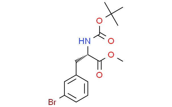 (S)-methyl 3-(3-bromophenyl)-2-((tert-butoxycarbonyl)amino)propanoate