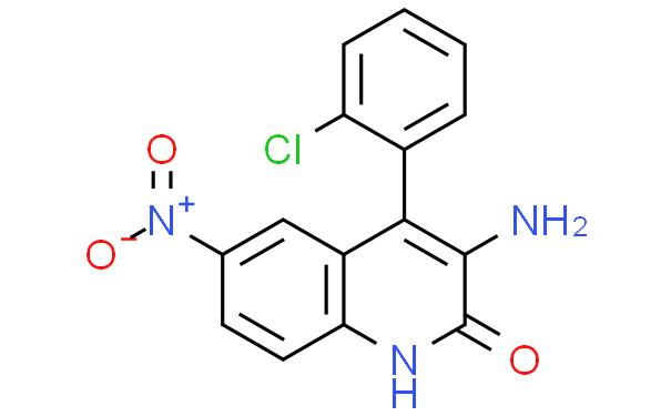 3-Amino-4-(2-chlorophenyl)-6-nitroquinolin-2(1H)-one