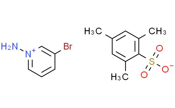 1-amino-3-bromopyridin-1-ium2,4,6-trimethylbenzene-1-sulfonate