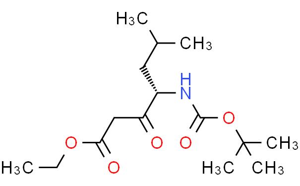ETHYL(4S)-4-[[(1,1-DIMETHYLETHOXY)CARBONYL]AMINO]-6-METHYL-3-OXOHEPTANOATE