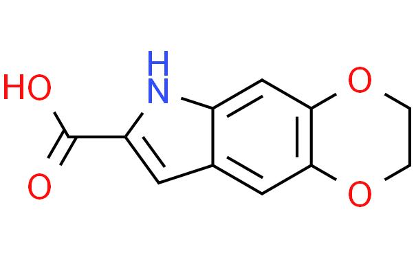 2,3-dihydro-6H-[1,4]dioxino[2,3-f]indole-7-carboxylic acid