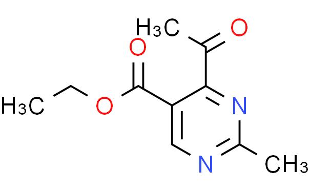 5-Pyrimidinecarboxylic acid, 4-acetyl-2-methyl-, ethyl ester
