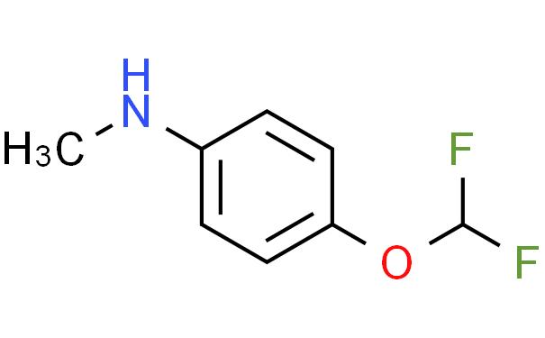 Benzenamine, 4-(difluoromethoxy)-N-methyl- (9CI)