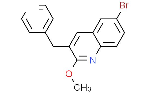 3-苄基-6-溴-2-甲氧基喹啉