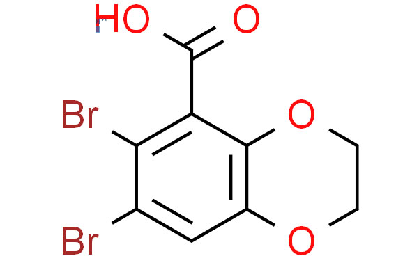 6,7-Dibromo-2,3-dihydrobenzo[1,4]dioxine-5-carboxylic acid