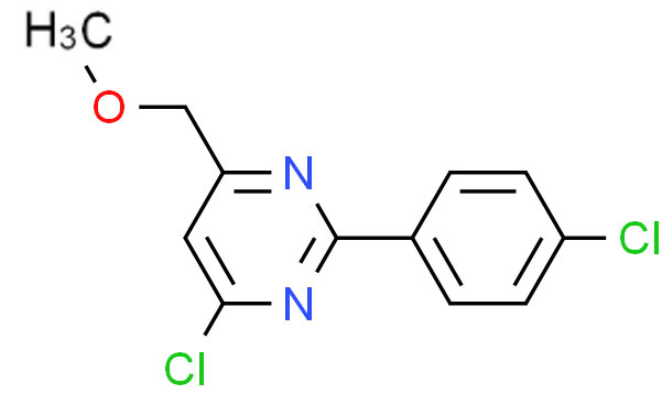 4-氯-2-(4-氯苯基)-6-(甲氧基甲基)嘧啶