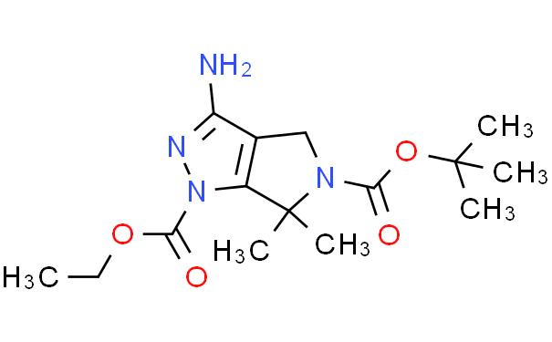 5-叔丁基-1-乙基-3-氨基-6-2,6-二甲基吡咯并[3,4-c]吡唑-1,5(4H,6H)-二羧酸二乙酯