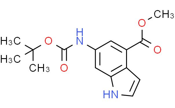 6-(叔丁氧羰基氨基)-1H-吲哚-4-羧酸甲酯