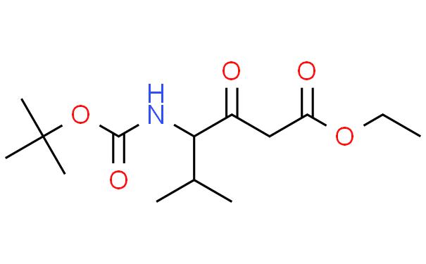 ETHYL 4-(TERT-BUTOXYCARBONYLAMINO)-5-METHYL-3-OXOHEXANOATE
